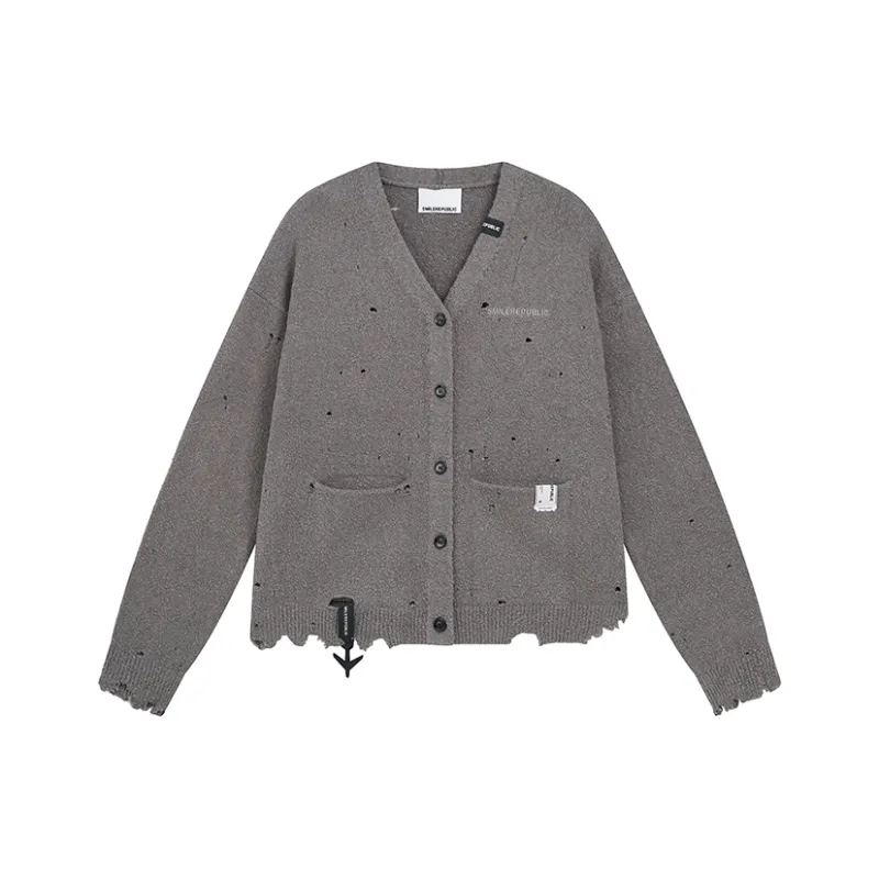 SMILEREPUBLIC TORN TO MAKE OLD SWEATERS Sweater Unisex-4