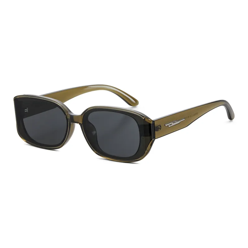 ENFANTIN TR/Memory Plastic Square Sunglasses Unisex-11