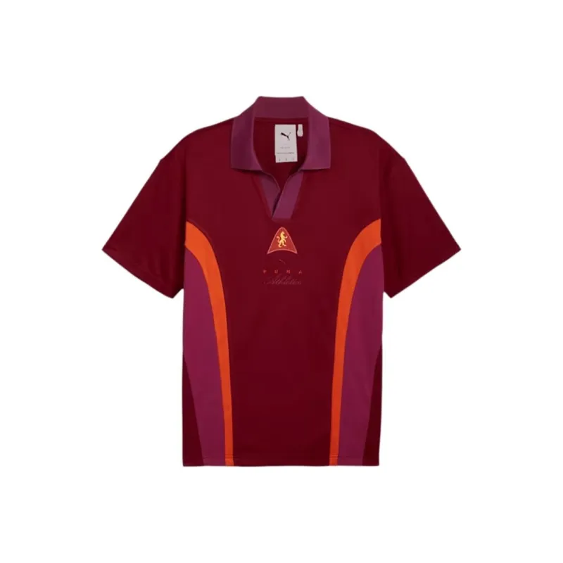 PUMA Graphic SS24 Polo Shirt Men's Red-0