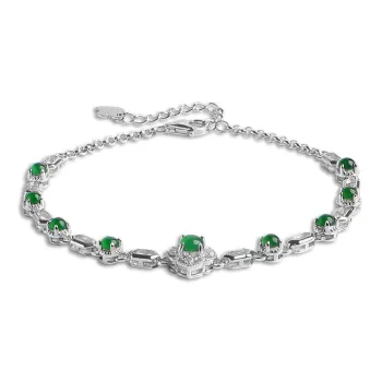 With The Heart Of The Jade Ice Glutinous Bracelets Women's