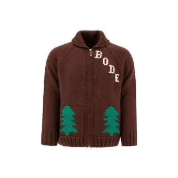 BODE Fir Motif Cardigan