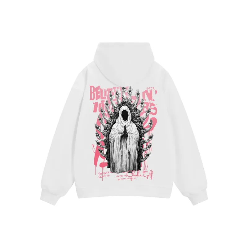 CHARLIE GOLF Sweatshirt Unisex White-0