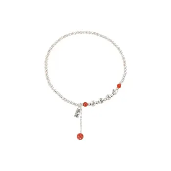 YINI Wish Fulfillment Pendant S925 Silver Jewelry Bracelet Women's