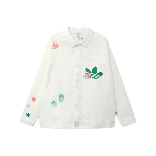 adidas originals SS22 Logo Cartoon Print Long Sleeve Sports Jacket