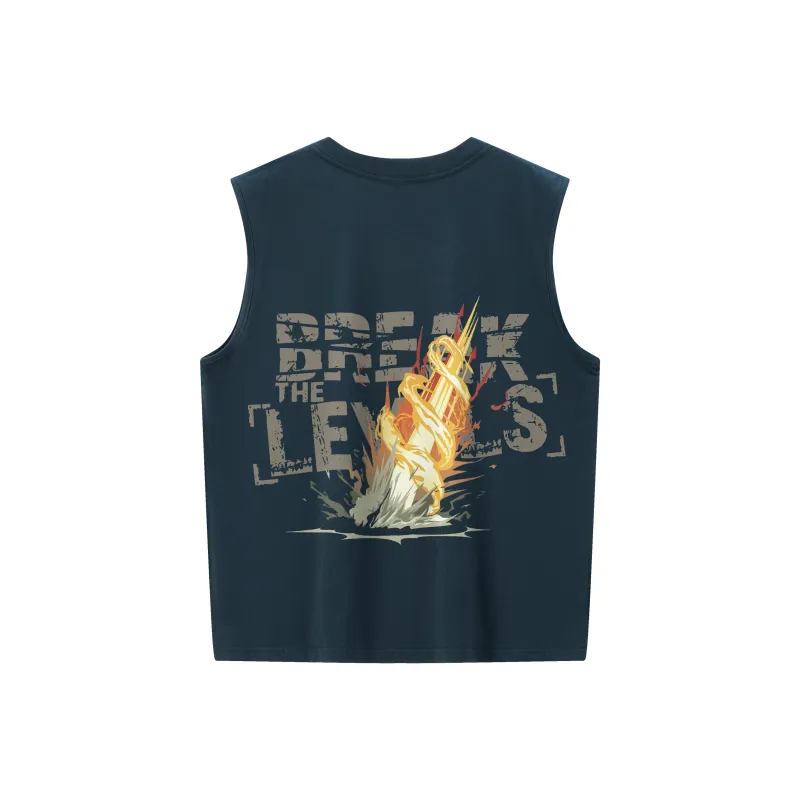 LEVEL RELAX Series Tank Tops Unisex-5