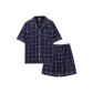 Dark Blue Plaid