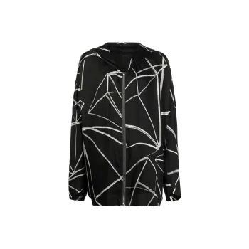 RICK OWENS Peter Hooded Cropped Sweater