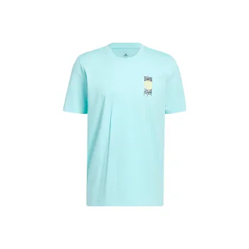 Adidas T-Shirts Men Blue