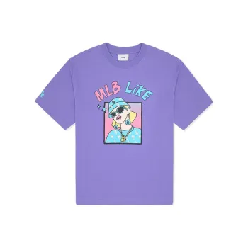 MLB T Shirts Unisex Purple