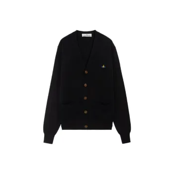 Vivienne Westwood Orb Embroidered Knit Cardigan