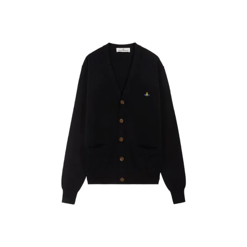 Vivienne Westwood Orb Embroidered Knit Cardigan-0