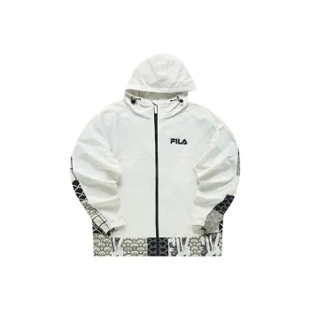 FILA FUSION TOKYO STUDIO Jacket Men's Champagne White