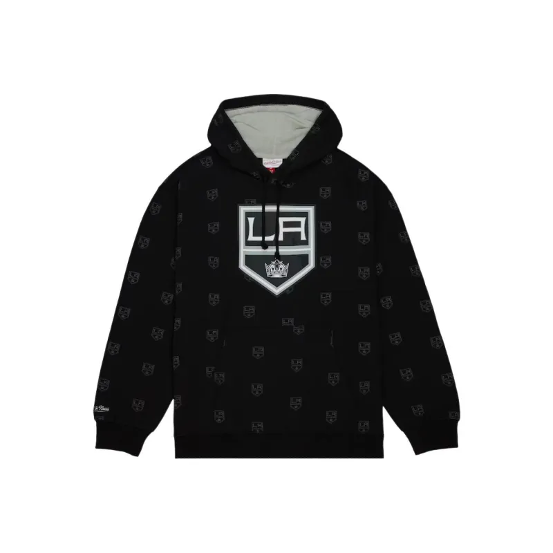 Mitchell & Ness Los Angeles Kings Allover Sweatshirt Men's Black-0