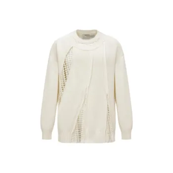Feng Chen Wang Open-knit Cotton Jumper