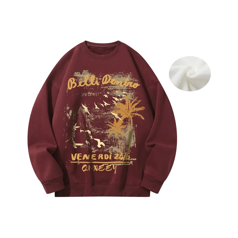 Qnxeey Sweatshirts Unisex-21