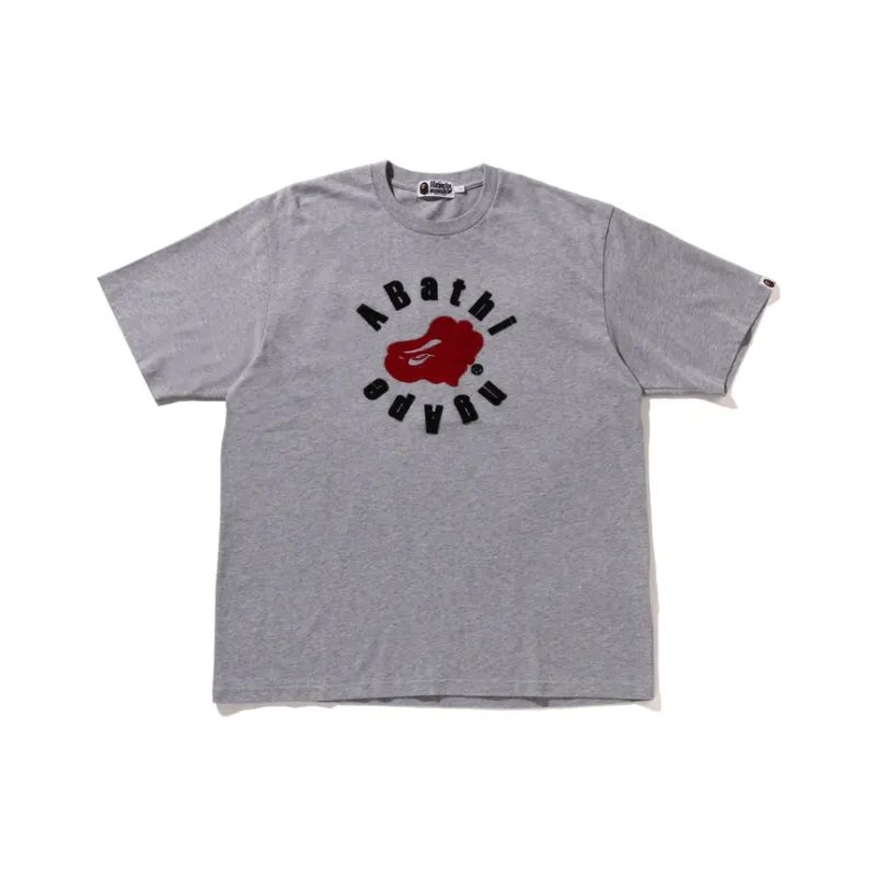A BATHING APE Circular Ape Head Relaxed Fit Tee-2