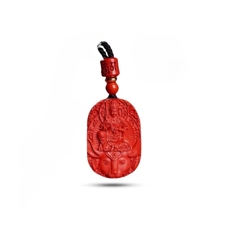 Sima Is Ethereal Cinnabar Jade Pendants Unisex-8