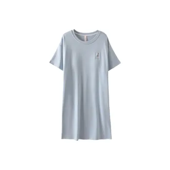 FENTENGCARE Nightgown Women's Sky Blue