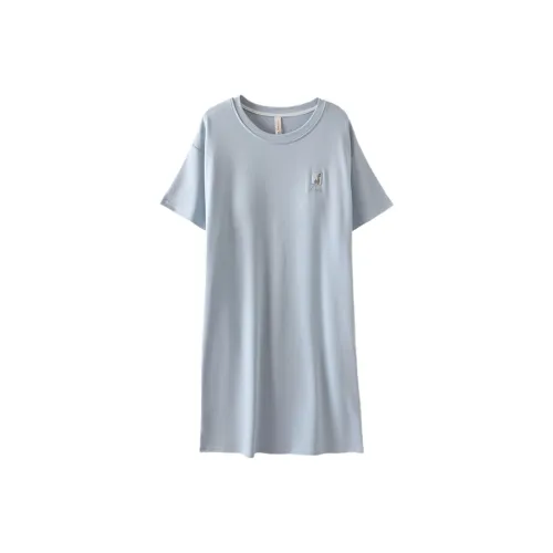 FENTENGCARE Nightgown Women's Sky Blue