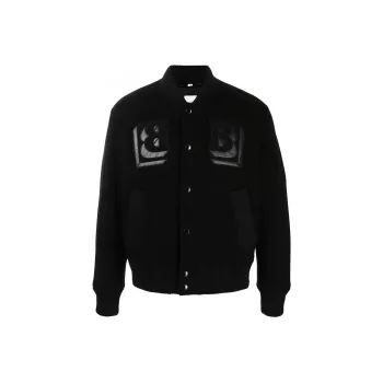 Burberry Wool Varsity Bomber