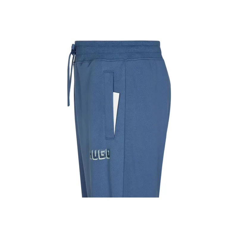 HUGO BOSS Logo print Cotton Track Pants-4