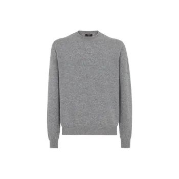 FENDI Long Sleeved Crewneck Knitted Jumper