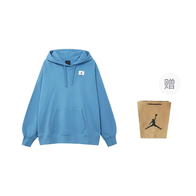 Jordan Sweatshirt Unisex Blue Shopping Bag Included-0