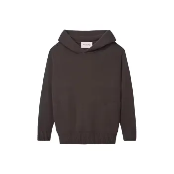 FRAME Long-Sleeved Knitted Hoodie