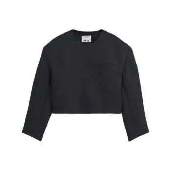 ZARA Sweaters Men Gray