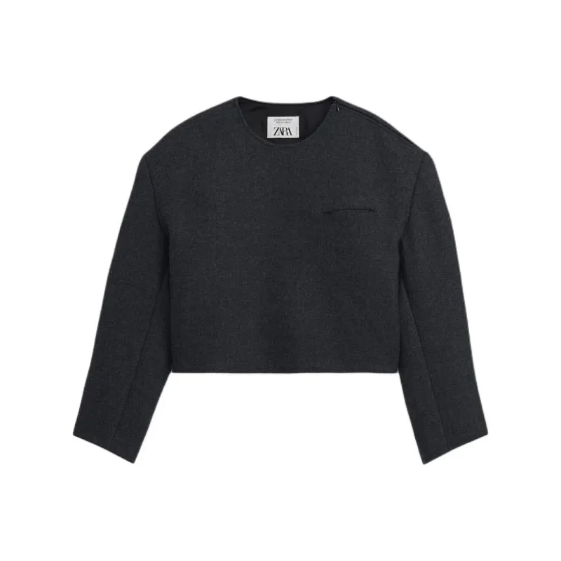 ZARA Sweaters Men Gray-0