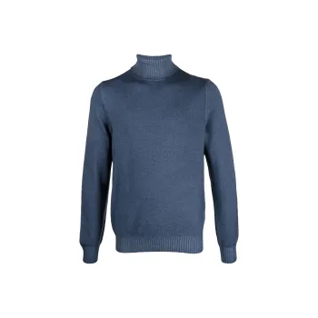 BARBA Roll neck Virgin wool Jumper