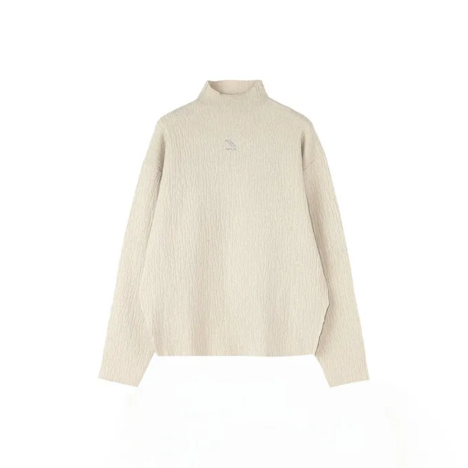 ROARINGWILD Small Turtleneck Texture Knitwear Unisex-6