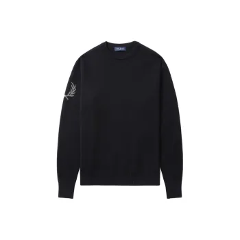 FRED PERRY FW24 Sweater Men's Black