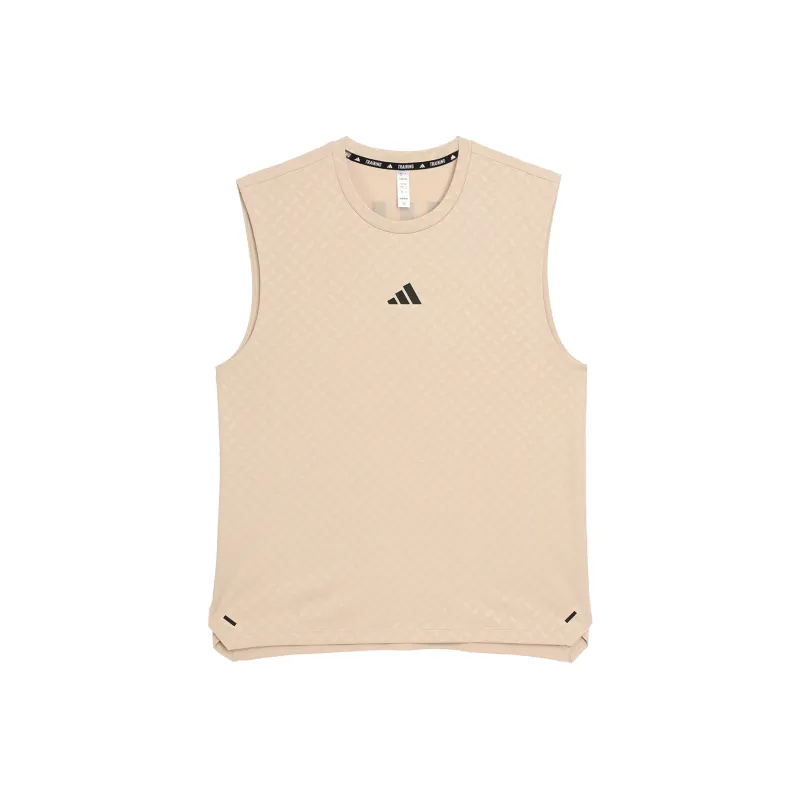 Adidas Tank Tops Men's Light Umber/Black-0