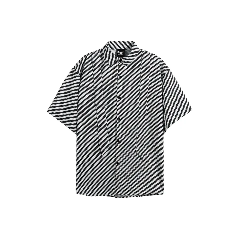 WKPY Shirt Unisex Couple's Black White-0