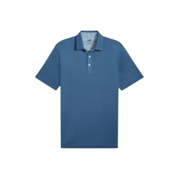 PUMA GolfIsle Polo Shirt Men's Blue Horizon