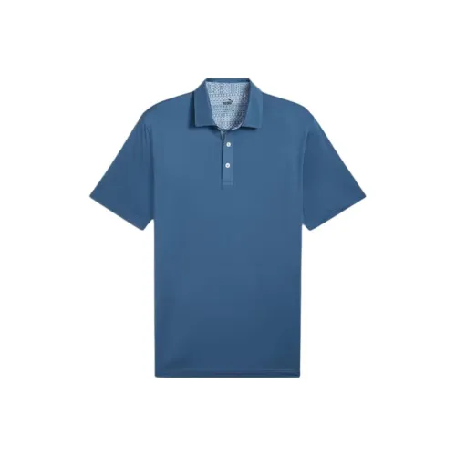 PUMA GolfIsle Polo Shirt Men's Blue Horizon