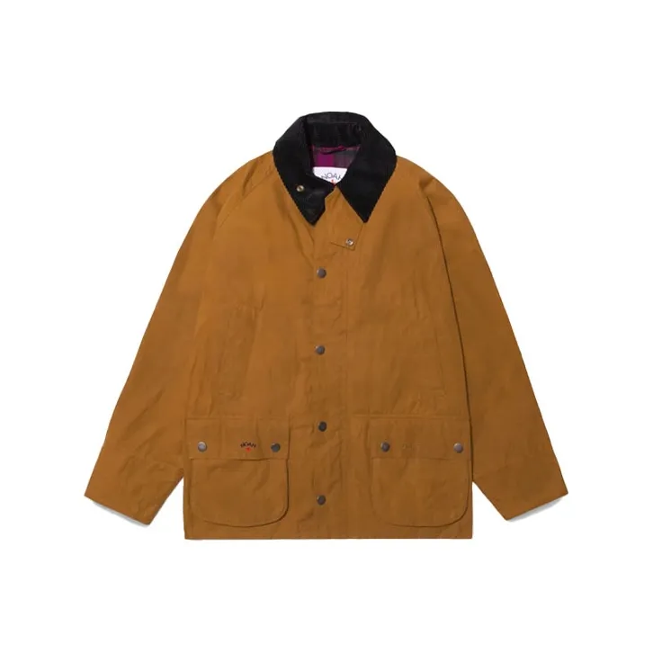 NOAH X Barbour Dry Waxed Bedale Jacket-3