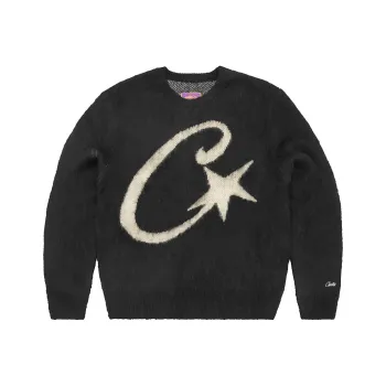 Corteiz C Star Mohair Knit Sweater