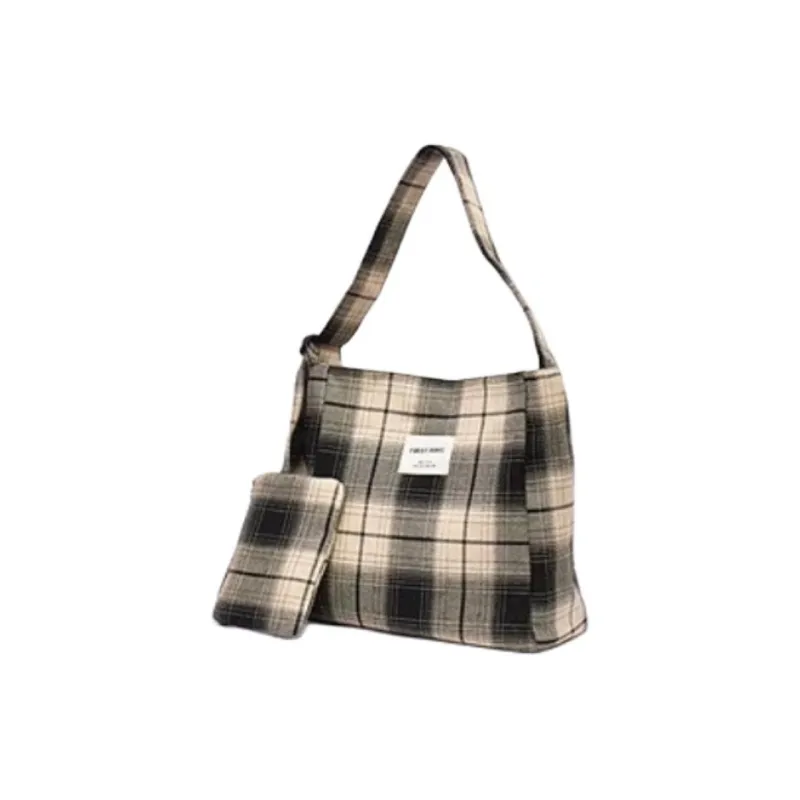 Three Blessings Fabric Crossbody Bag, Shoulder Bag Women's Black/Gray-10