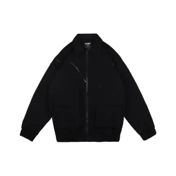 XINYINSU Coach Jacket Spring Autumn And Winter Unisex Black