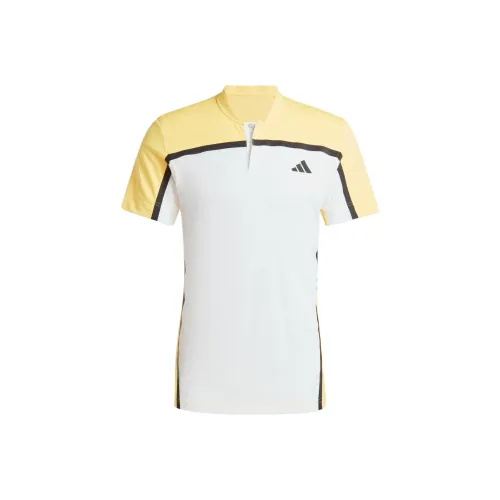 Adidas Free Shipping With AdiClub Tennis HEAT.RDY Pro FreeLift Henley Polo Shirt