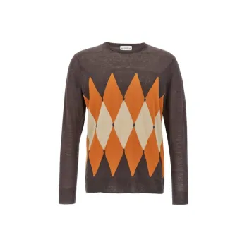 BALLANTYNE Argyle check Jumper