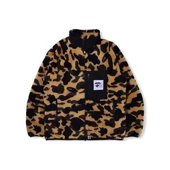 A BATHING APE 1st Camo Boa Jacket FW21
