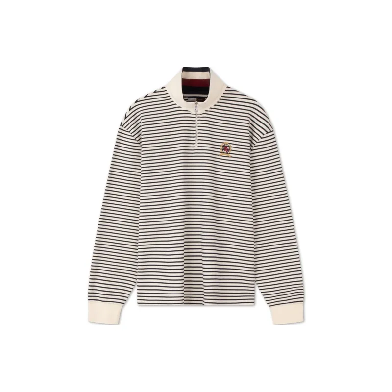 Tommy Hilfiger Sweatshirt Men's Navy Blue White Stripes-0