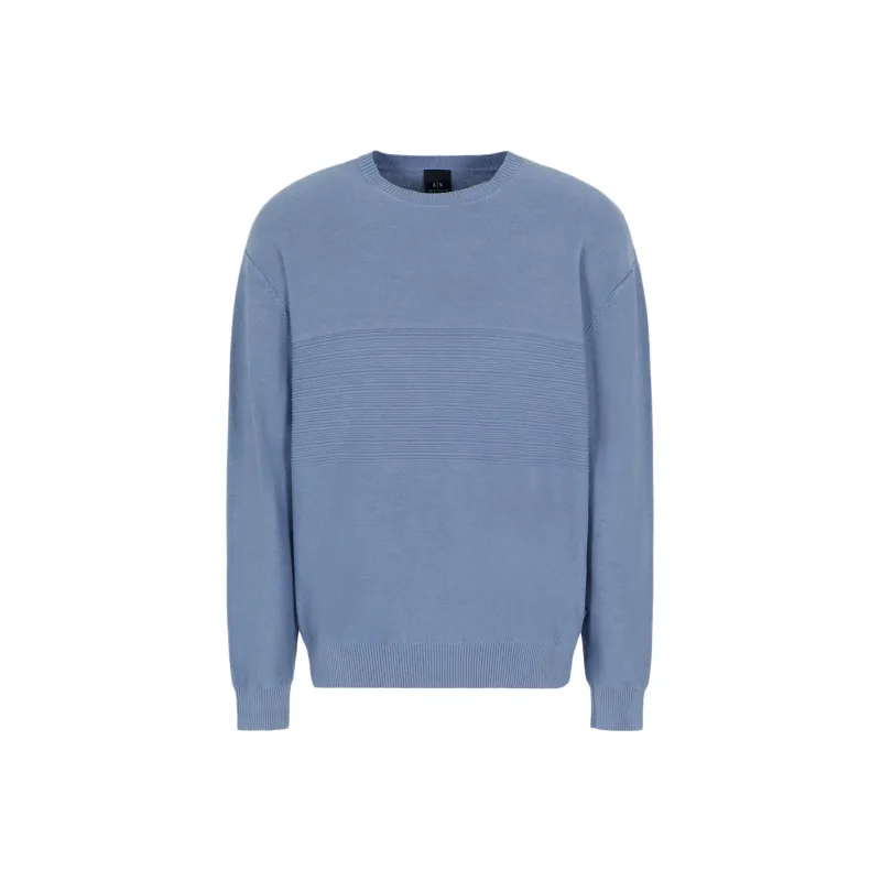 ARMANI EXCHANGEAE FW24 Knitwear Men's Haze Blue-0