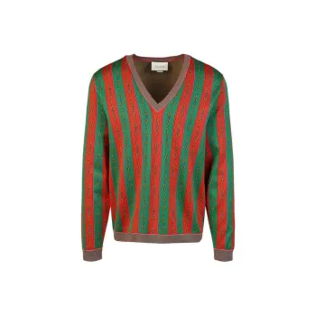 GUCCI FW23 Sweater Men's Multicolor
