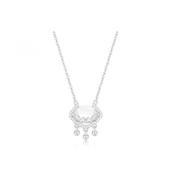 HAPPY BEAN Chalcedony Necklaces Women's