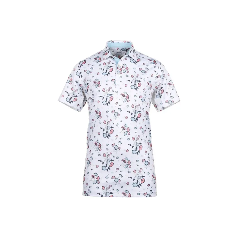 PUMA Golf Heirloom Polo Shirt Men's White-0
