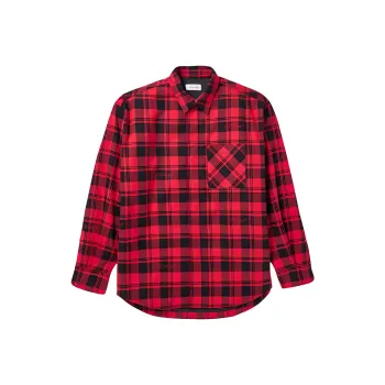 OFF WHITE Shirt Regular Fit Men's Red